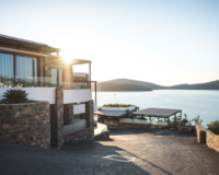 gorgeous lakefront home near sunset