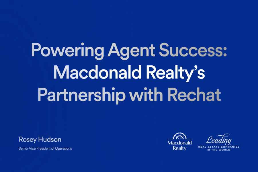 Powering Agent Success: Macdonald Realty’s Partnership with Rechat
